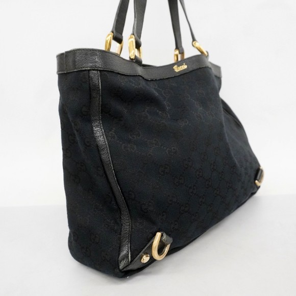 Gucci Abby Tote Bag GG Canvas Black - Picture 1 of 9